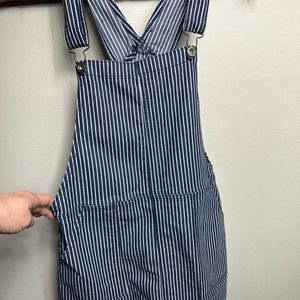 altar'd state Striped Bibs dress, Size S, Y2K!